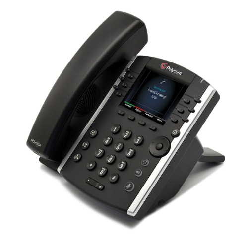 Polycom® VVX 410 IP Phone 12 x Total Line - VoIP - Caller ID ...