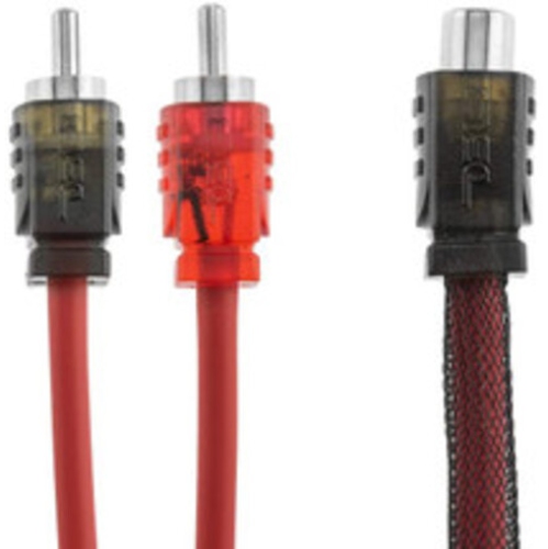 DS18 R1F2M Female to (2) Male Ultra Flex Y Adapter RCA Cable