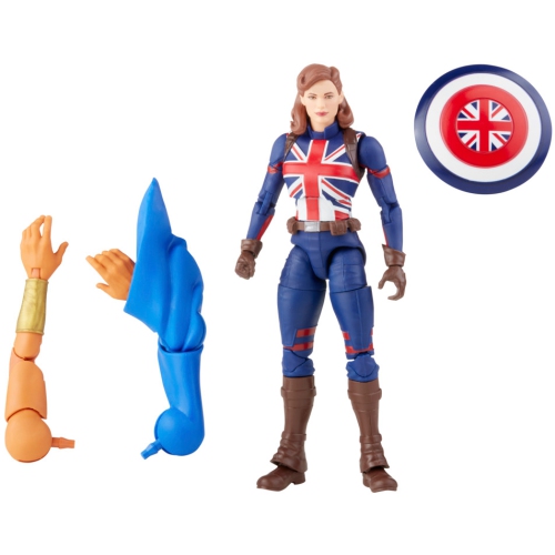 Marvel Legends Disney+ 6 Inch Action Figure What If BAF The Watcher - Captain Carter