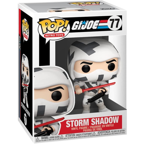 Pop Retro Toys GIJOE 3.75 Inch Action Figure - Storm Shadow #77
