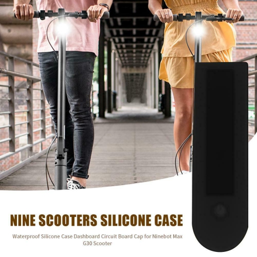 Couvercle en silicone avec panneau de commande central pour trottinette Ninebot MAX G30