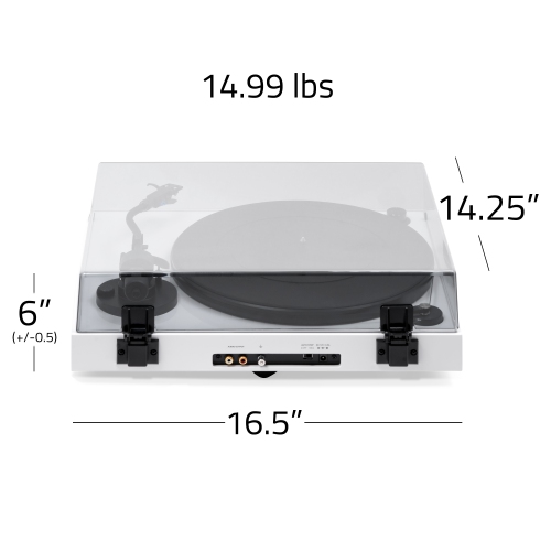 Tourne-disque haute fidélité en vinyle RT82 de Fluance avec cartouche Ortofon OM10 et moteur de contrôle de la vitesse
