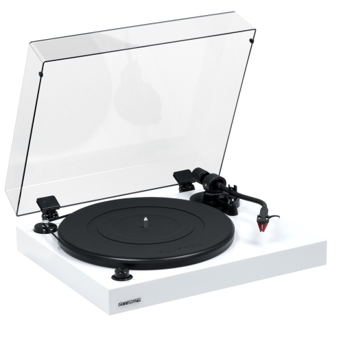 Tourne-disque haute fidélité en vinyle RT83 de Fluance avec cartouche rouge Ortofon 2M et moteur de contrôle de la vitesse