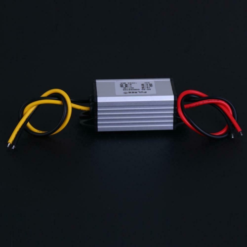 DC 24V to 12V 5A Car Power Step-down Converter Adapter Audio Refit Module