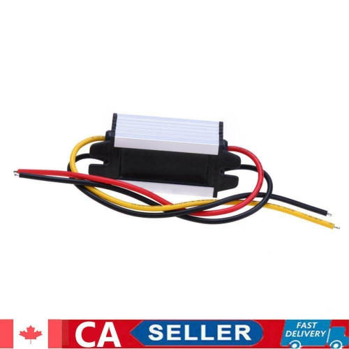 DC 24V to 12V 5A Car Power Step-down Converter Adapter Audio Refit Module