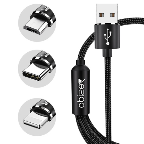 Yesido| 3in1 Multi USB charging cable|Type C, Micro & Iphone| Fast Charging, 3.0A output|