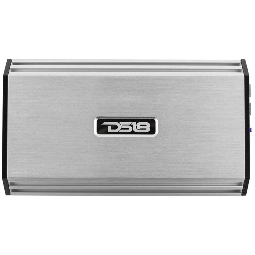 DS18 S-1600.2/SL 1600 Watt 2 Channel Full Range Class AB Amplifier Silver Pro Audio