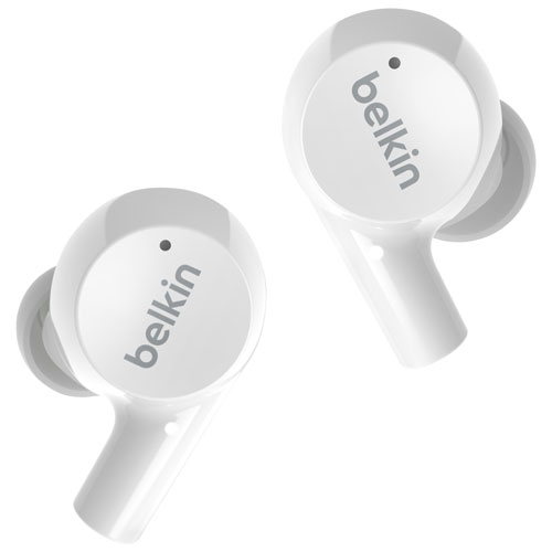 Écouteurs boutons 100 % sans fil Rise de Belkin - Blanc