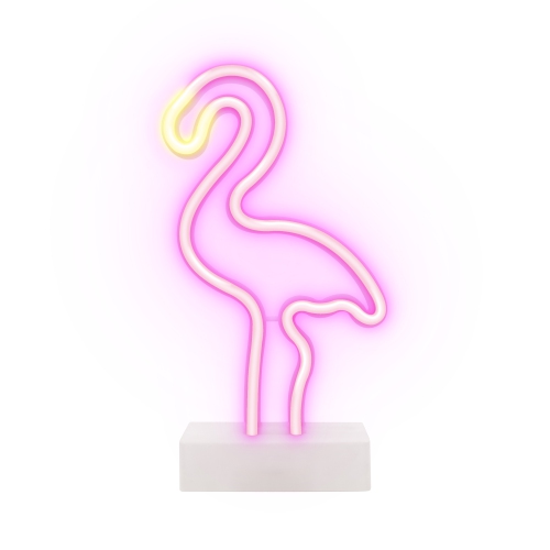 Brookstone Flamingo Neon Desk Light
