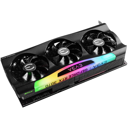 EVGA GeForce RTX 3070 FTW3 Ultra Gaming, 08G-P5-3767-KL, 8GB GDDR6, iCX3 Technology, ARGB LED, Metal Backplate, LHR