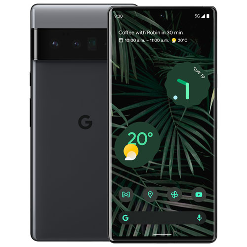 Bell Google Pixel 6 Pro 128GB - Stormy Black - Monthly Financing