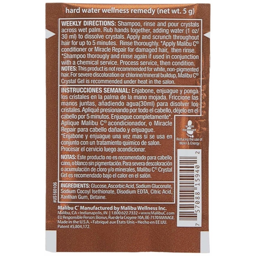 MALIBU C HARD WATER TREATMENT 5 G - EACH