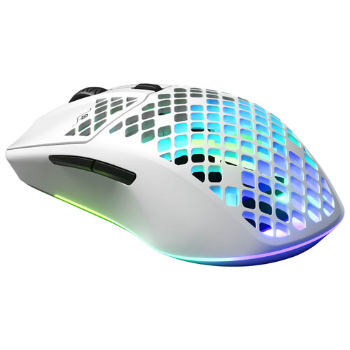 Souris de jeu optique Bluetooth de 18 000 ppp Aerox 3 2022 Edition de SteelSeries - Neige