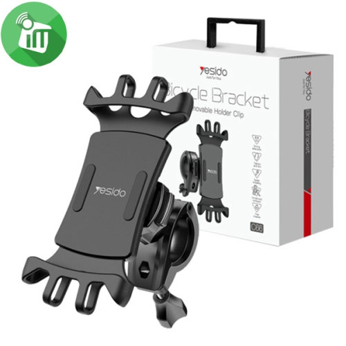 YESIDO  C66| Bicycle Mobile Phone Mount Holder| Compatible With E Bikes & Motor Bikes