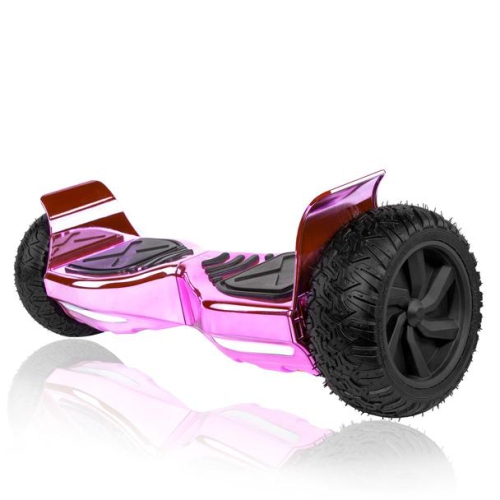 XPRIT Heavy Duty All-Terrain HoverBoard with 8.5" Tires, Up to 9KM Range, Bluetooth, UL2272-Certified - Chrome Purple