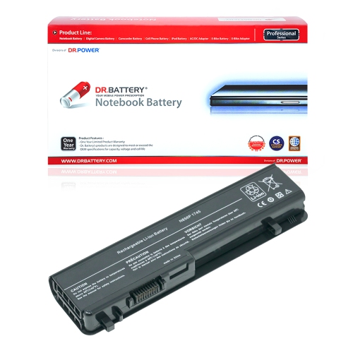DR. BATTERY - Replacement for Dell Studio 1745 / 1747 / 1749 / 312-0186 / 312-0196 / M905P / N855P / N856P / OW077P / U150P [11.1V / 4400mAh / 49Wh]