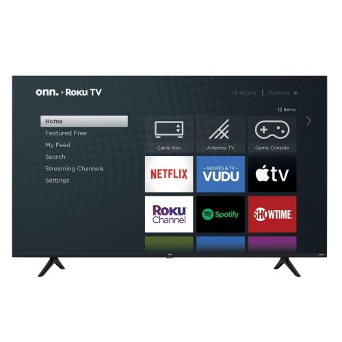 Refurbished - Onn. 65" Class 4K (2160p) UHD LED Roku Smart TV HDR (100021261)