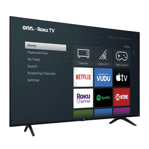Refurbished - Onn. 65" Class 4K (2160p) UHD LED Roku Smart TV HDR (100021261)