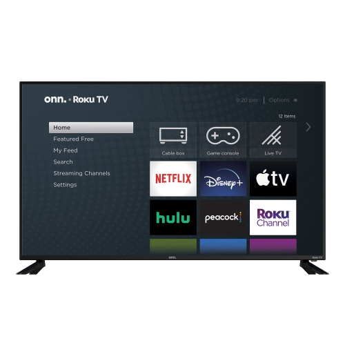 Refurbished - Onn. 65" Class 4K (2160p) UHD LED Roku Smart TV HDR (100012587)
