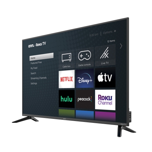 Refurbished - Onn. 65" Class 4K (2160p) UHD LED Roku Smart TV HDR (100012587)