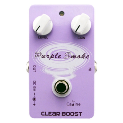 CALINE CANADA  Caline Cp-22 Smoke Clear Boost Effect Pedal True Bypass In Purple