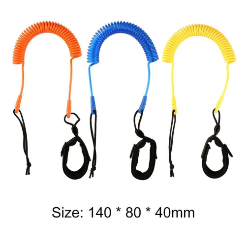 10ft Coiled SUP Leash Stand Up Paddle Board Surfboard Leash Leg Rope