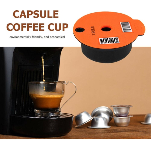 Coffee Capsule Cup Filter Pod + Spoon Brush for Bosch-s Tassimoo