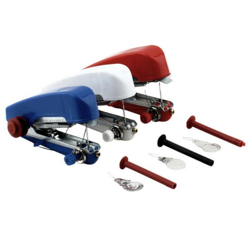 Portable Hand-Held Sewing Machine Mini Clothes Fabric Portable Pocket