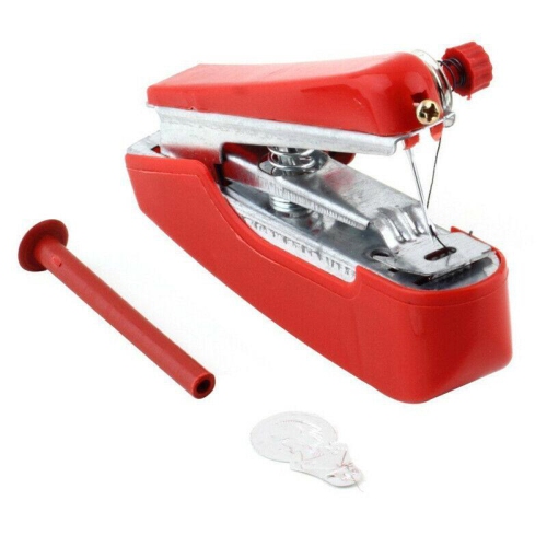 Portable Hand-Held Sewing Machine Mini Clothes Fabric Portable Pocket
