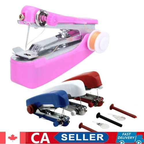 Portable Hand-Held Sewing Machine Mini Clothes Fabric Portable Pocket