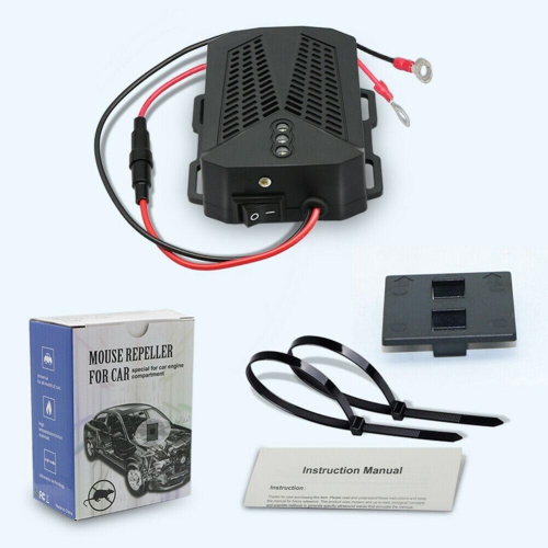 12V Car Rat Rodent Ultrasonic Repellent Marten Shock Mice Repeller Engine