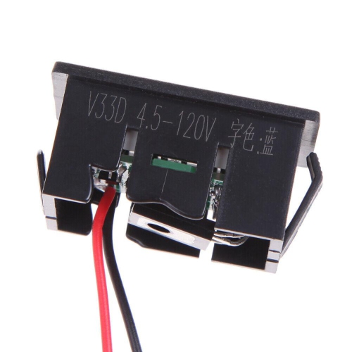 0.36" DC4.5-120V LED Voltmeter Digital Volt Meter Car Motorcycle Blue