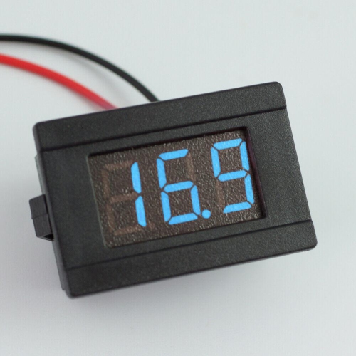0.36" DC4.5-120V LED Voltmeter Digital Volt Meter Car Motorcycle Blue