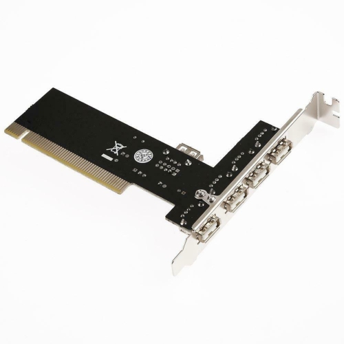 4 Ports PCI-E to USB 2.0 HUB PCI Express Expansion Card Adapter Converter