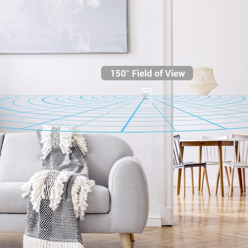 Interrupteur à capteur de mouvement unipolaire, interrupteur à capteur PIR, modes d'occupation et d'inoccupation - PrimeCables®