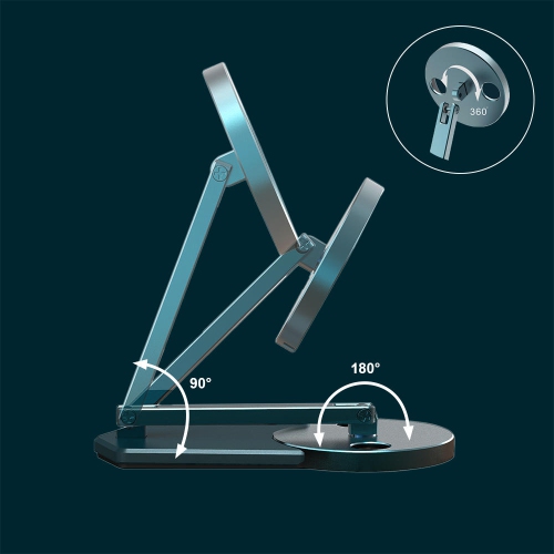 Mini Aluminum Foldable Magsafe Wireless Charger Stand Holder for iPhone 12 - PrimeCables®