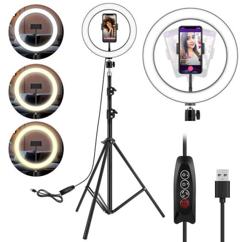 Image 1 de 3.. Ergopixel Long Tripod with LED Ring Light