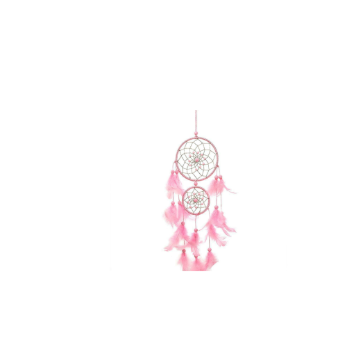 Dream Catcher Girls Dreamlike Feather Dreamcatcher Home Room Decor in Pink