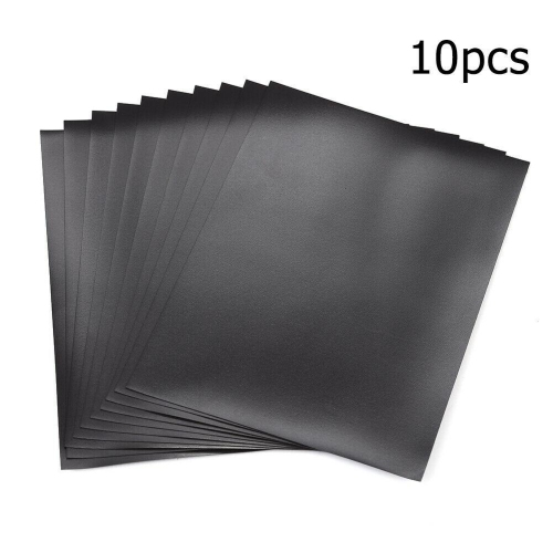 10pcs Rubber Magnet Sheet DIY Photo Picture Cutting Die Black Magnetic Mats
