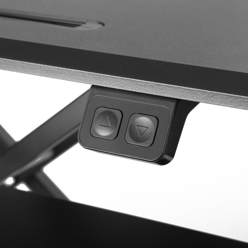 Electric Height Adjustable 37.4" Wide Sit-Stand Desk Converter Computer Desk for Monitor / Computer / laptop