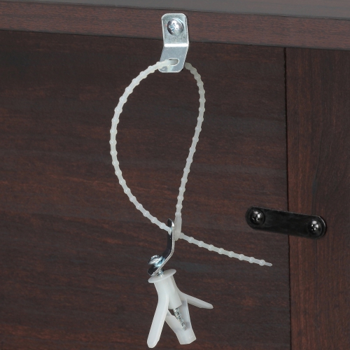 Foyer électrique de 32 po avec cheminée de HOMCOM, foyer autonome avec foyer en rondins, flamme réglable et télécommande, 1400 W, brun