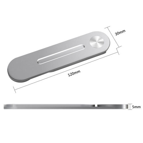 Foldable Aluminum Adjustable Phone Bracket ,Magnetic Laptop Screen Side Mount Used to Connect Mobile Phones and Laptops