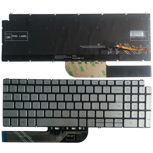 New keyboard for Dell Inspiron 15 5501 5502 5584 5590 5593 5594 5598 15 7000 2-IN-1 7590 7591 17 7000 2-IN-1 7791 17-7791 P42E P88F P90F Keyboard US