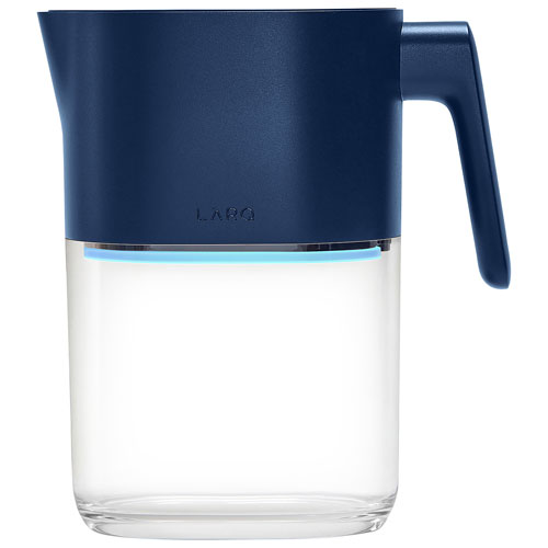 Pichet de filtration d'eau 8 tasses PureVis à filtre UV-C de LARQ  (PAMB190A) - Bleu Monaco