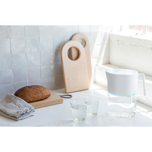 LARQ PureVis 1.9L Self-Cleaning UV Water Filter Pitcher - Granite White