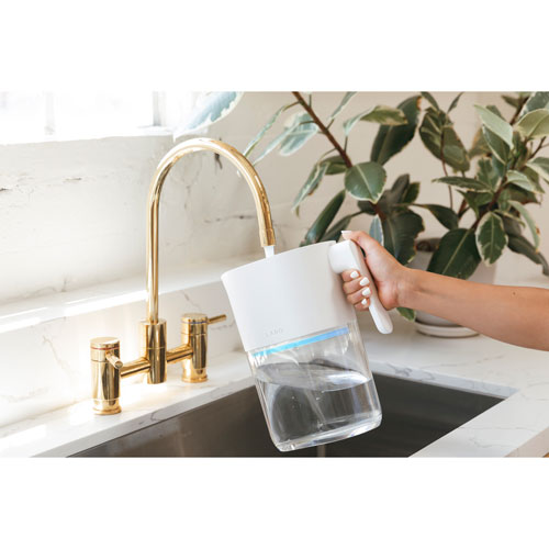 LARQ PureVis 1.9L Self-Cleaning UV Water Filter Pitcher - Granite White