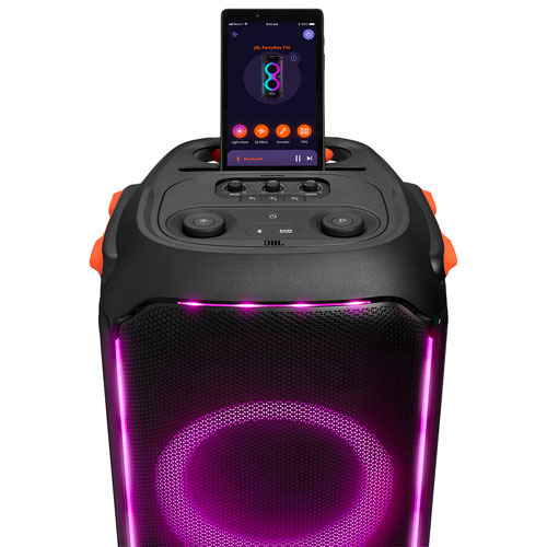JBL Partybox 710 Splashproof Bluetooth Wireless Party Speaker - Black