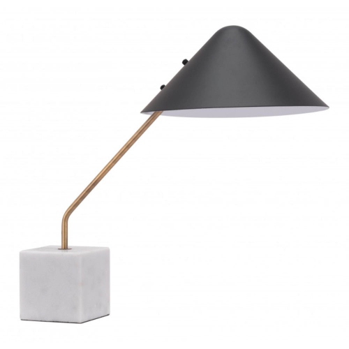 ZUO  Pike Table Lamp - Black & White