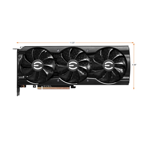 EVGA GeForce RTX 3080 FTW3 ULTRA GAMING Video Card, 10G-P5-3897-KL, 10GB GDDR6X, iCX3 Technology, ARGB LED, Metal Backplate, LHR