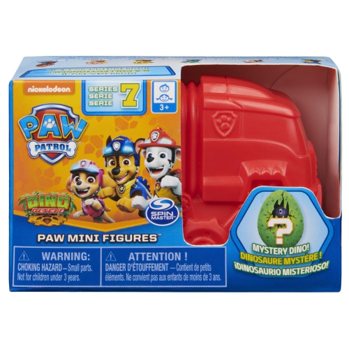 Paw Patrol Dino Rescue Collectible Blind Box Mini Figure and Mystery Dinosaur